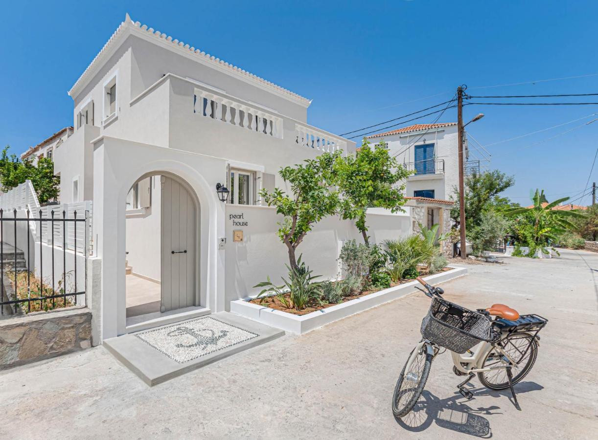 Pearl House - Luxurious New Beach Villa In Spetses Stunning View Ligoneri Buitenkant foto